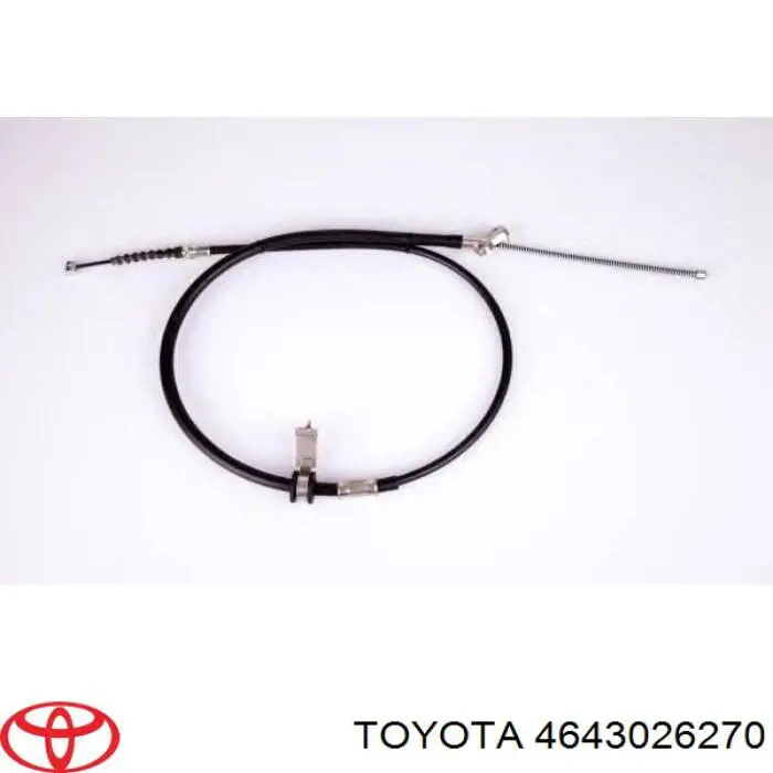 4643026270 Toyota cable de freno de mano trasero izquierdo