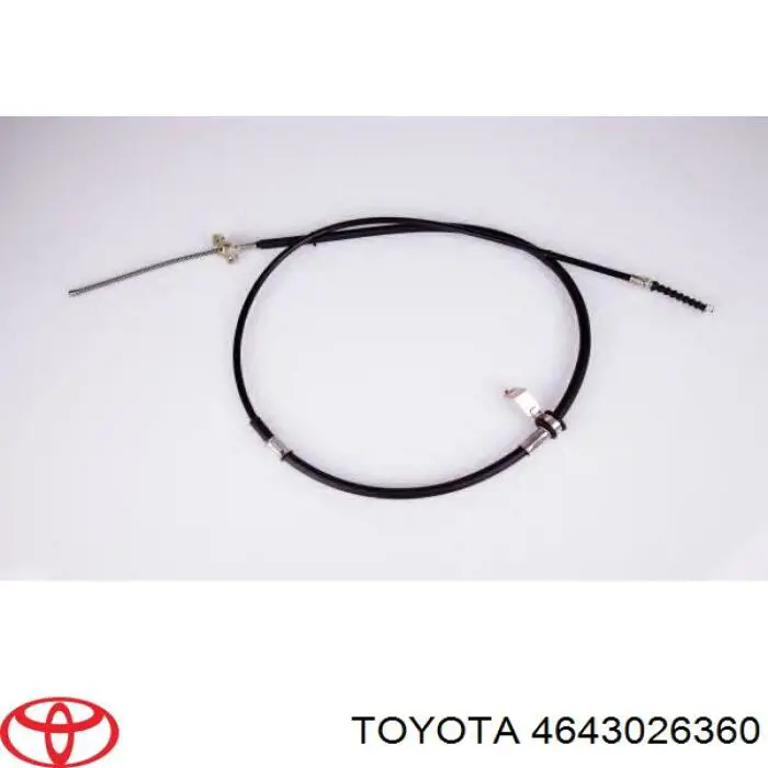 4643026360 Toyota cable de freno de mano trasero izquierdo