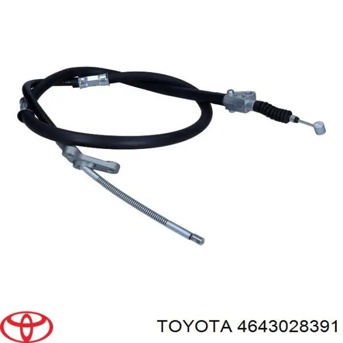 4643028391 Toyota cable de freno de mano trasero izquierdo