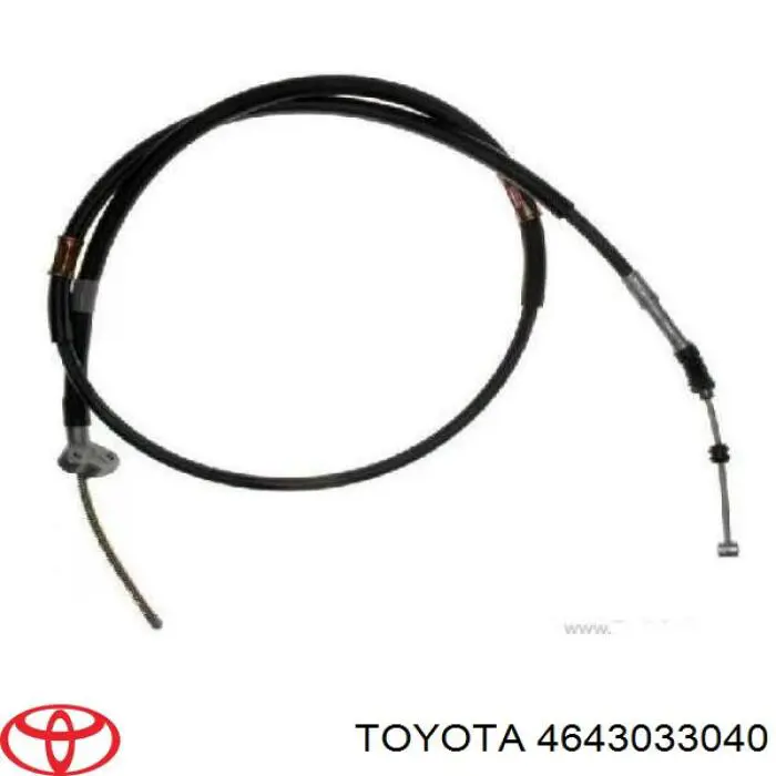 4643033040 Toyota cable de freno de mano trasero derecho/izquierdo