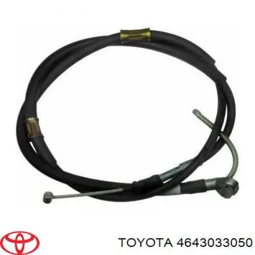 4643033050 Toyota cable de freno de mano trasero izquierdo