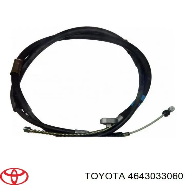 4643033060 Toyota cable de freno de mano trasero izquierdo