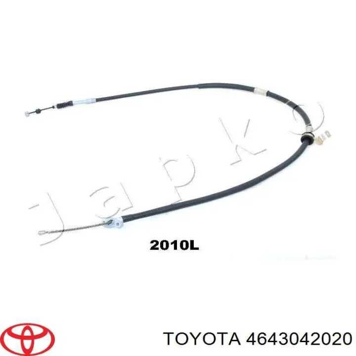 Cable de freno de mano trasero izquierdo para Toyota RAV4 (SXA 10)