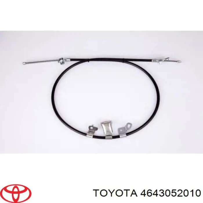 708015 Cautex Cable de freno de mano trasero izquierdo
