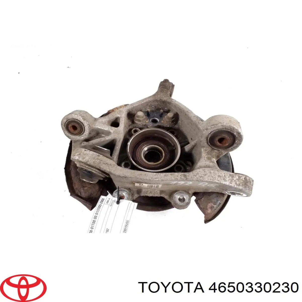 4650330230 Toyota Disco de soporte del tambor de freno trasero derecho