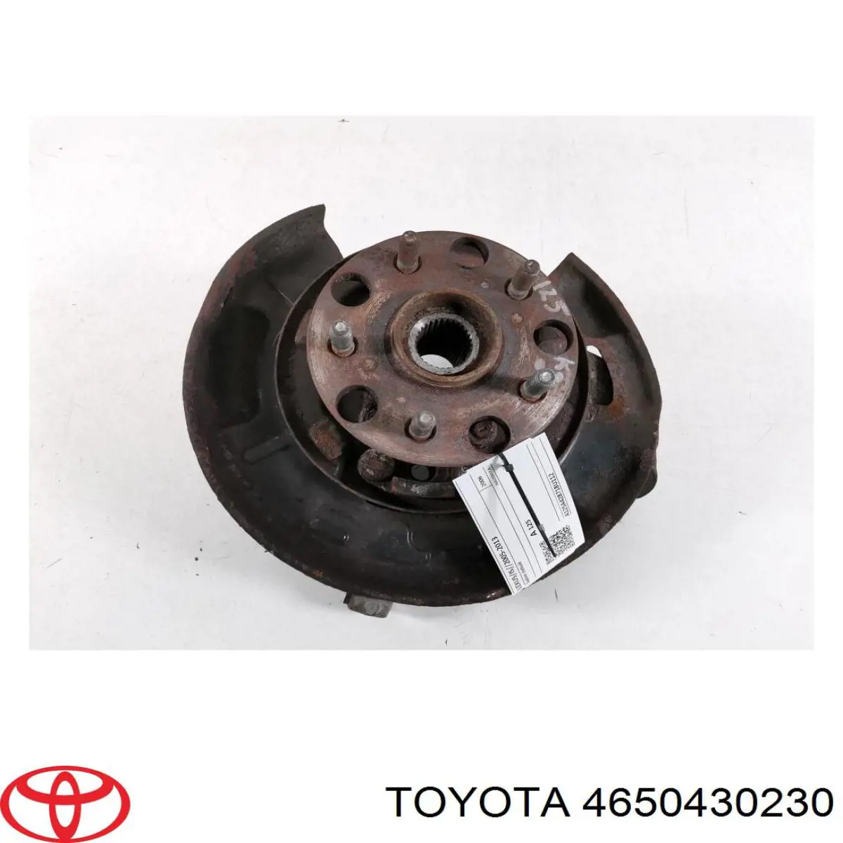 4650430230 Toyota Disco de soporte del tambor de freno trasero izquierdo