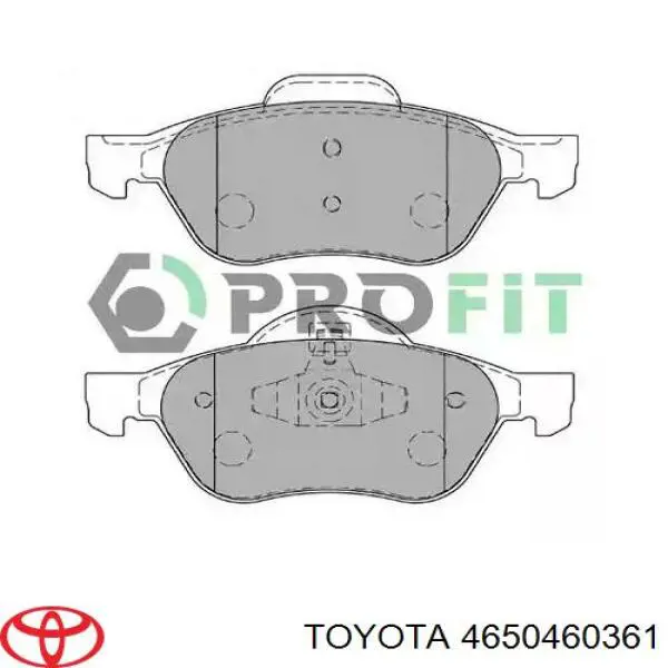 4650460361 Toyota chapa protectora contra salpicaduras, disco de freno trasero izquierdo