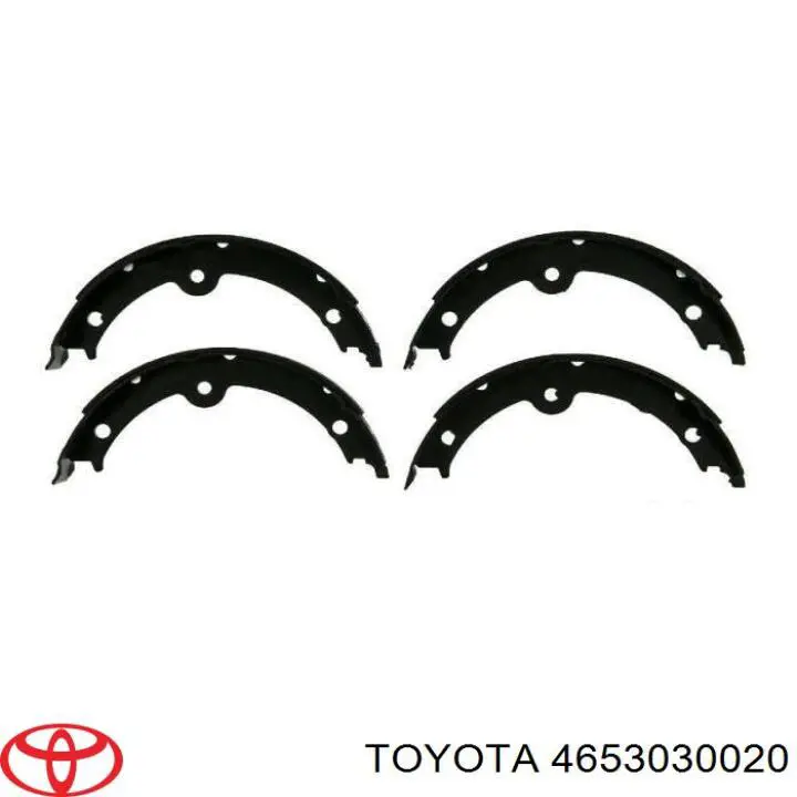 4653030020 Toyota juego de zapatas de frenos, freno de estacionamiento