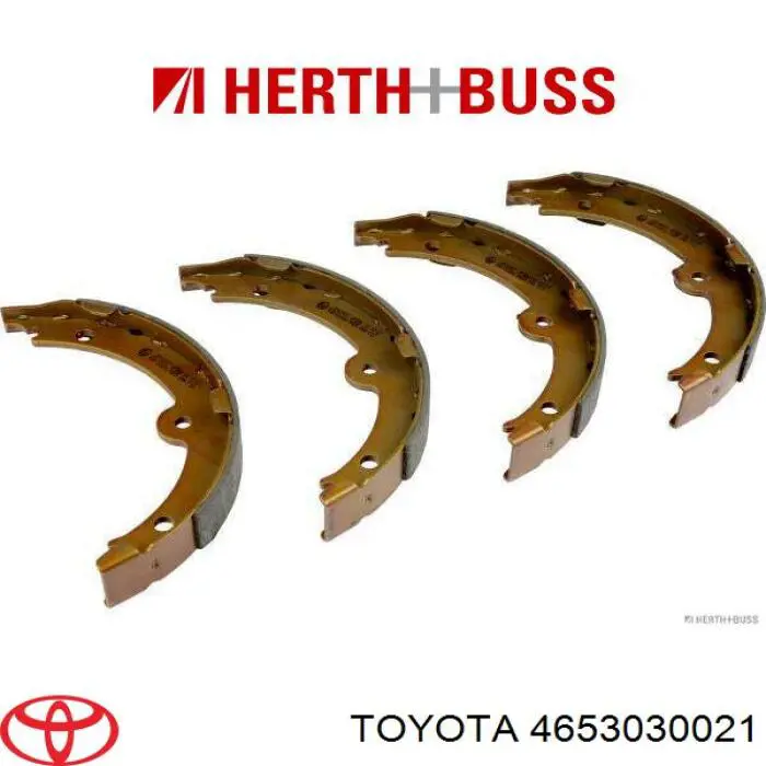 4653030021 Toyota juego de zapatas de frenos, freno de estacionamiento