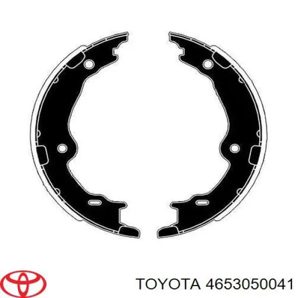 Zapatas de freno de mano Toyota 4653050040 precio, desde 38,51 EUR