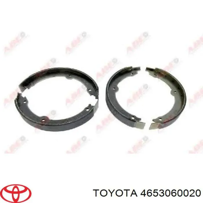 4653060020 Toyota zapatas de freno de mano