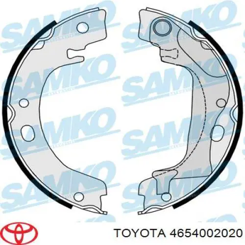 Comprar 4654002020 Toyota Zapatas de freno
