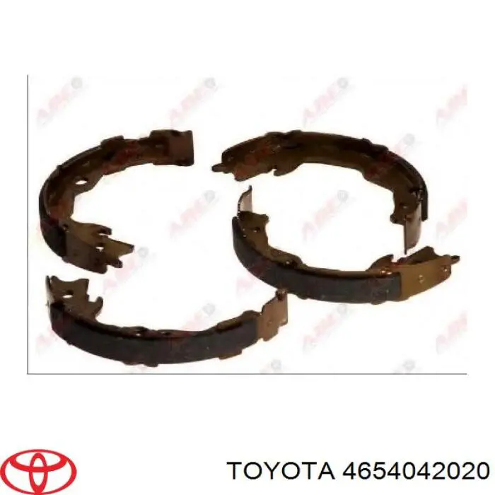 Zapatas de freno de mano Toyota 4654042020 precio, desde 26,51 EUR