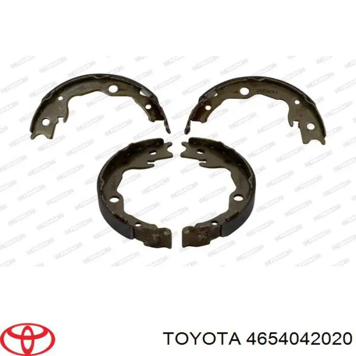 Comprar 4654042020 Toyota Juego de zapatas de frenos, freno de estacionamiento