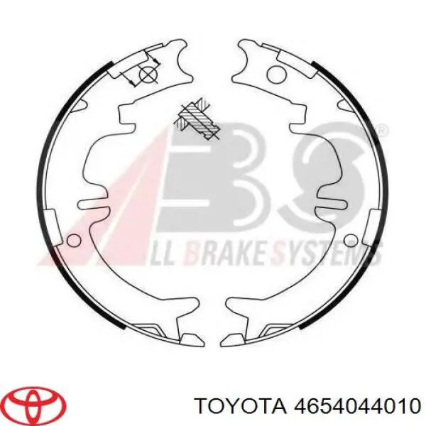 Comprar 4654044010 Toyota Juego de zapatas de frenos, freno de estacionamiento