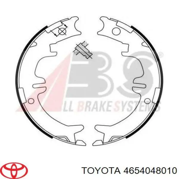 Juego de zapatas de frenos, freno de estacionamiento para Toyota Venza (AGV1, GGV1)