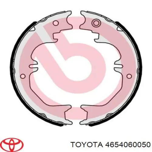 Comprar 4654060050 Toyota Juego de zapatas de frenos, freno de estacionamiento