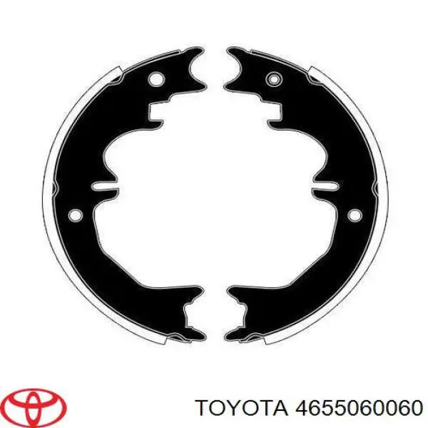 Pastillas de freno de mano Toyota 4655060060