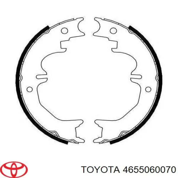 Comprar 4655060070 Toyota Juego de zapatas de frenos, freno de estacionamiento