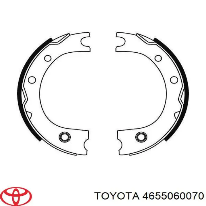 Zapatas de freno de mano Toyota 4655060070 precio, desde 30,11 EUR
