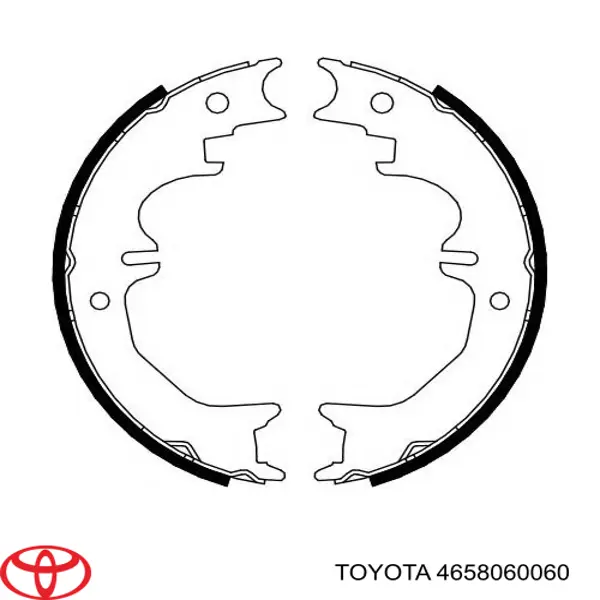 Comprar 4658060060 Toyota Juego de zapatas de frenos, freno de estacionamiento