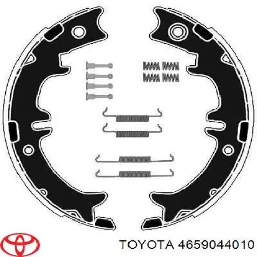 4659044010 Toyota Zapatas de freno de estacionamiento