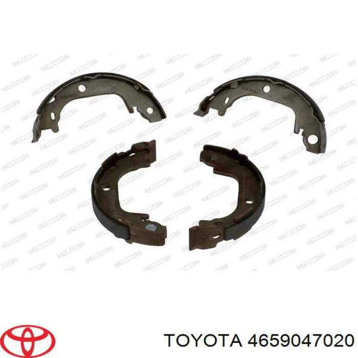 4654047010 Toyota zapatas de freno de mano