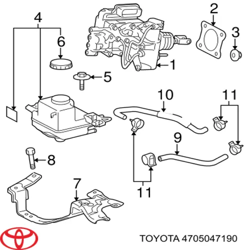Cilindro maestro de frenos Toyota Prius hatchback (ZVW30) (2009 - 2016) precio, desde 1838,69 EUR