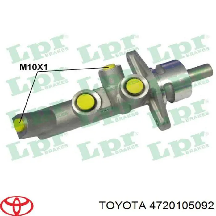 Cilindro maestro de frenos Toyota 4720105092 precio, desde 47,92 EUR