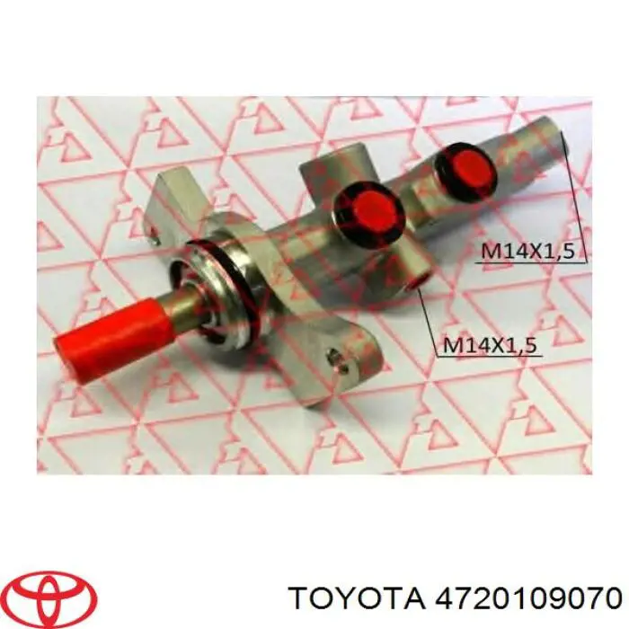 4720109070 Toyota cilindro principal de freno