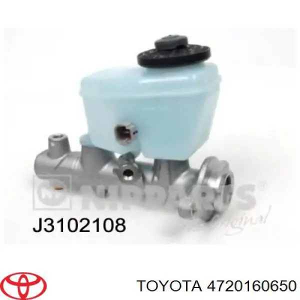 Cilindro principal de freno para Toyota Land Cruiser (J9)