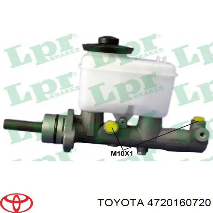 Cilindro maestro de frenos Toyota 4720160720 precio, desde 114,38 EUR
