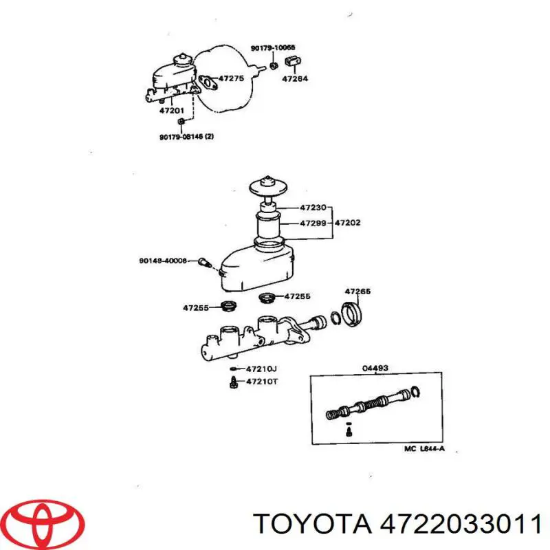 Depósito de líquido de frenos Toyota Camry III sedán (V10) (1991 - 1996) precio, desde 216,62 EUR