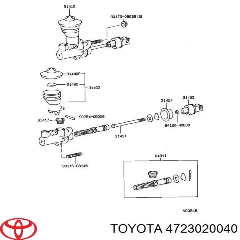 4723020040 Toyota