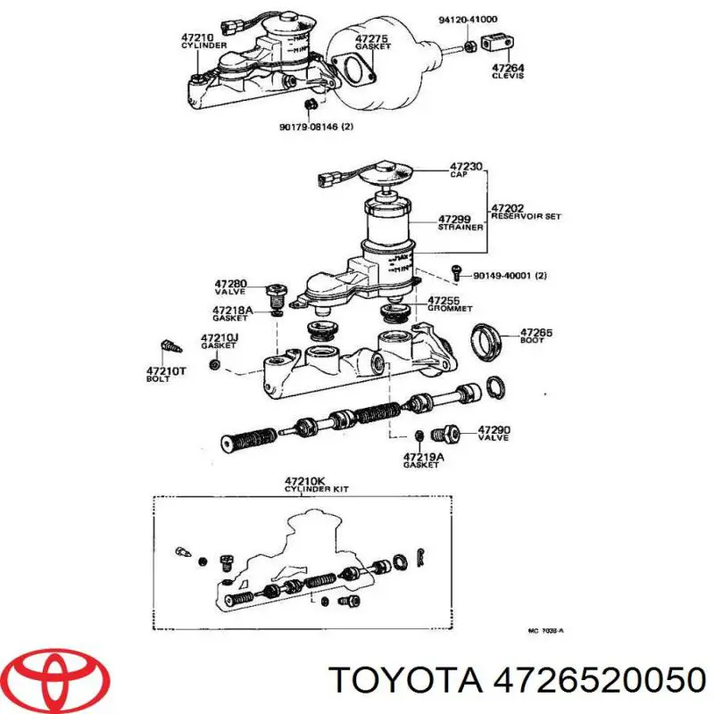  Toyota 4726520050 precio, desde 12,27 EUR