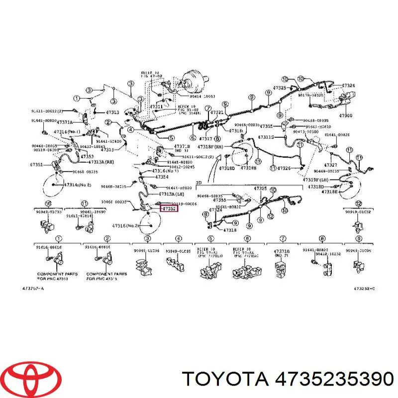 4735235390 Toyota