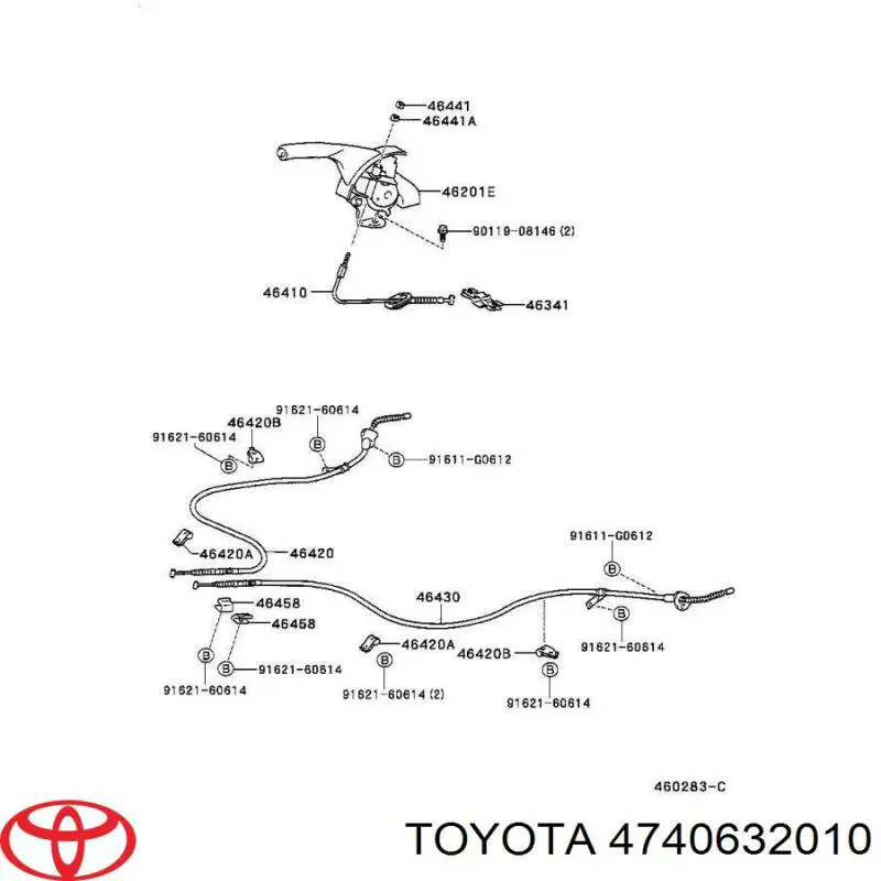 Comprar 4740632010 Toyota Regulador de freno de tambor trasero