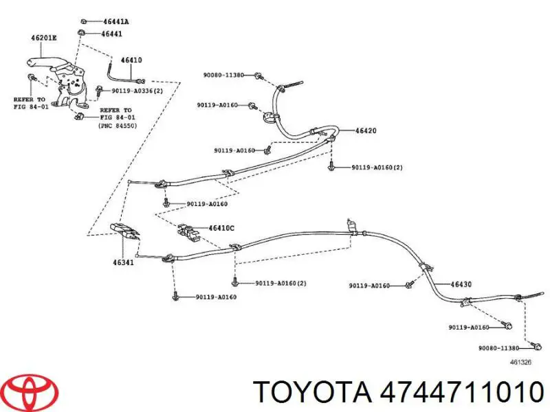 Juego de reparación, pastillas de frenos Toyota Corolla (E12)