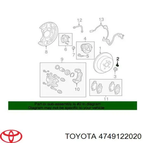 4749122020 Toyota junta, adaptador de filtro de aceite