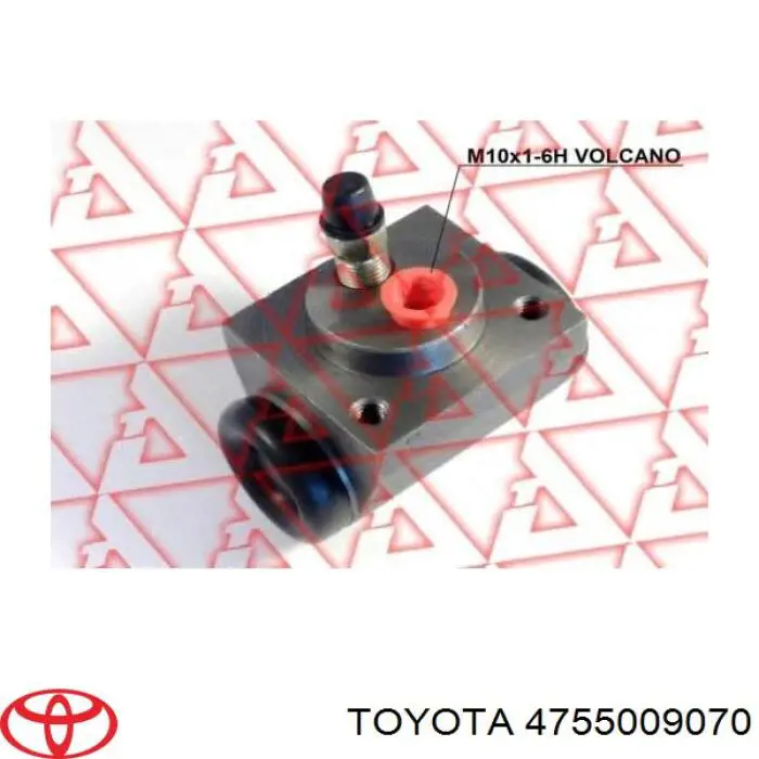 Cilindro de freno de rueda trasera 4755009070 Toyota