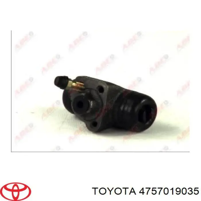 4757019035 Toyota cilindro de freno de rueda trasero