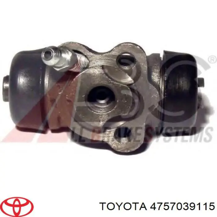 4757039115 Toyota cilindro de freno de rueda trasero