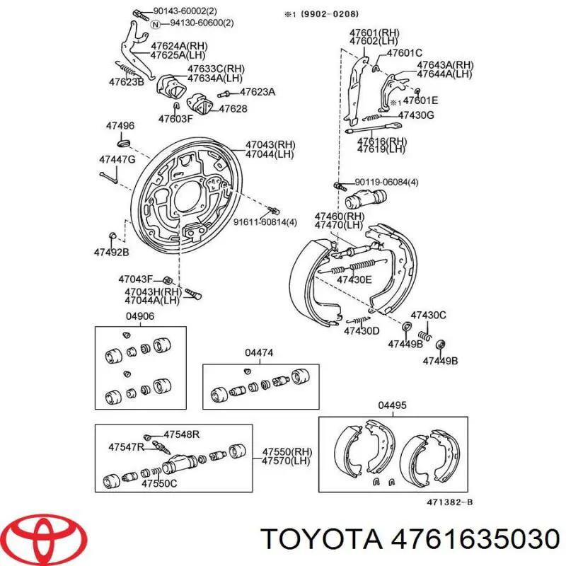 4761635030 Toyota