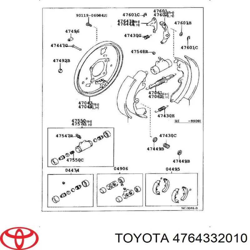 4764332010 Toyota