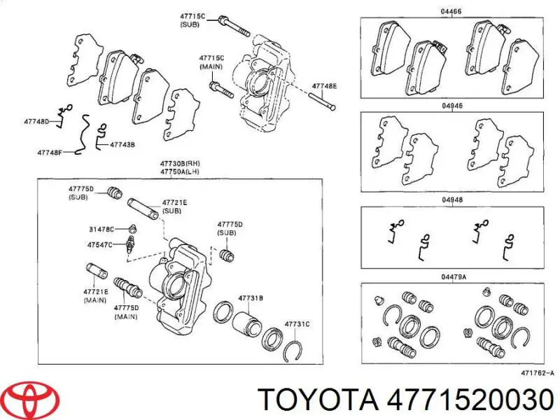 4771520030 Toyota