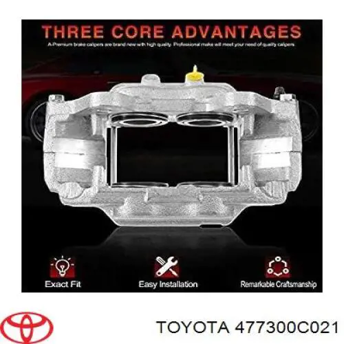 477300C021 Toyota pinza de freno delantera derecha