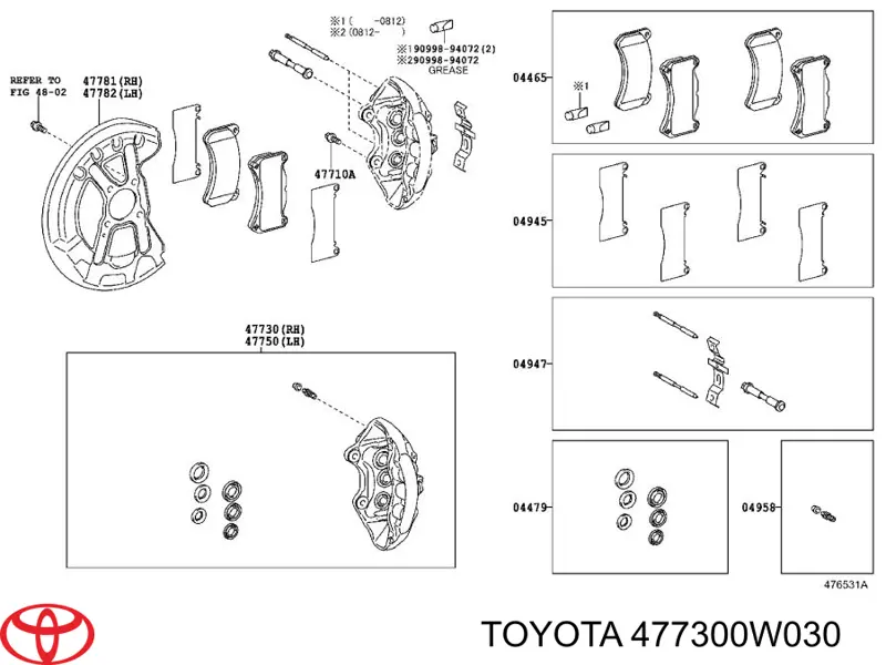 477300W030 Toyota