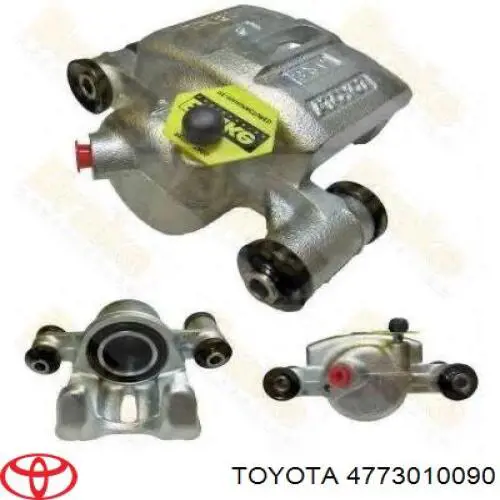 4773010090 Toyota pinza de freno delantera derecha