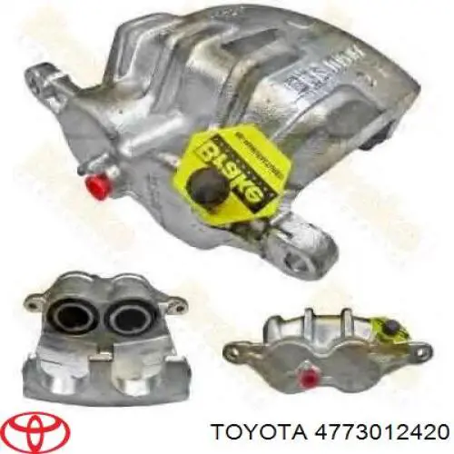 4773012420 Toyota pinza de freno delantera derecha