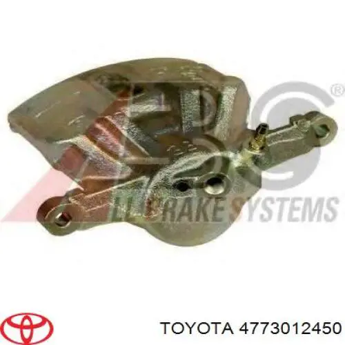 4773012450 Toyota pinza de freno delantera derecha